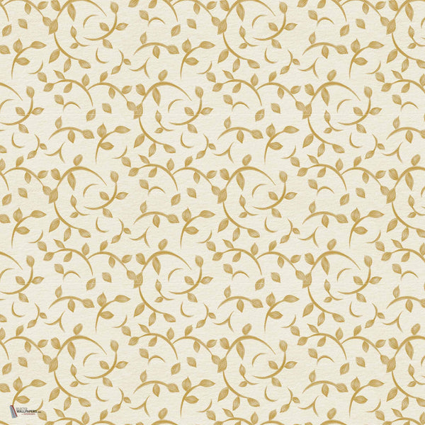 Twig wallpaper in Curry by Coordonne