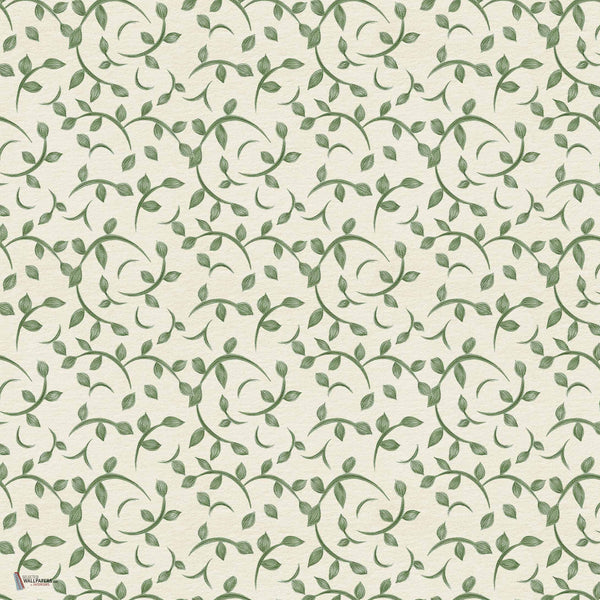 Twig wallpaper in Green by Coordonne
