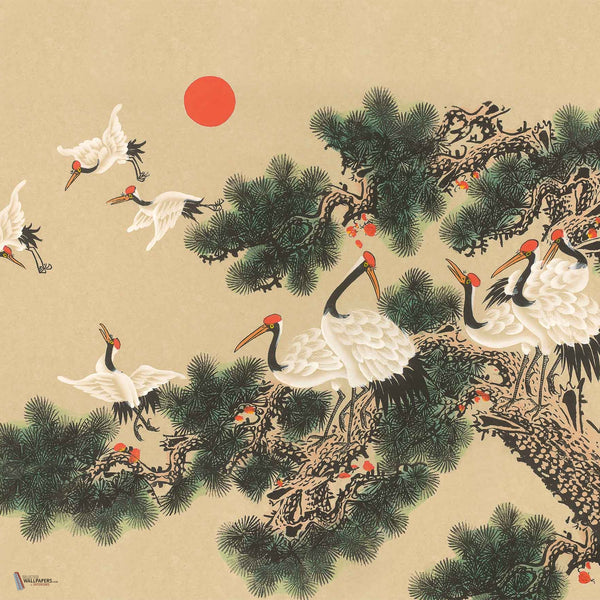 Ukiyo behang in Clow van Coordonne