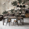 Ukiyo Metallics behang in Silver van Coordonne — interieur