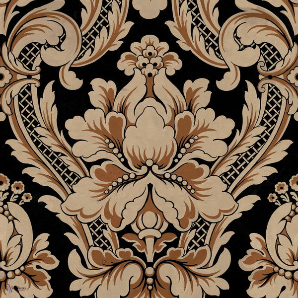 Venetian Damask behang in Onyx van Coordonne