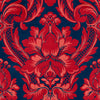 Venetian Damask behang in Vermilion van Coordonne