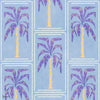 Veraneo wallpaper in Blue by Coordonne