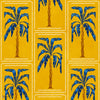 Veraneo wallpaper in Golden by Coordonne