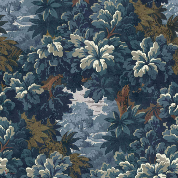 Verdure 16TH behang in Blue van Coordonne