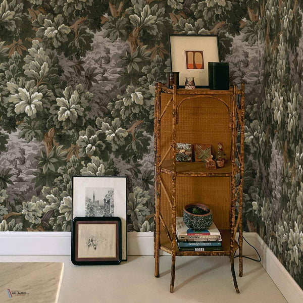 Verdure 16TH behang in Ecru van Coordonne — interieur