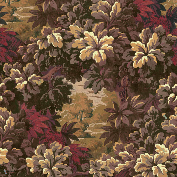 Verdure 16TH behang in Vermillion van Coordonne