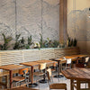 Waves Textile behang in Original van Coordonne — interieur