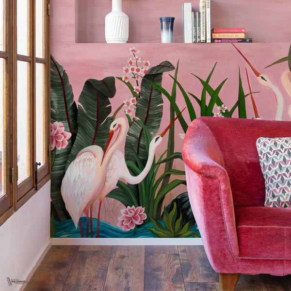Wetlands Sunrise Flight Tapete in Sunrise Flight von Coordonne — Interieur