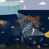 Yellow Submarine Tapete in Night von Coordonne