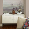 Yugure behang in Rose van Coordonne — interieur