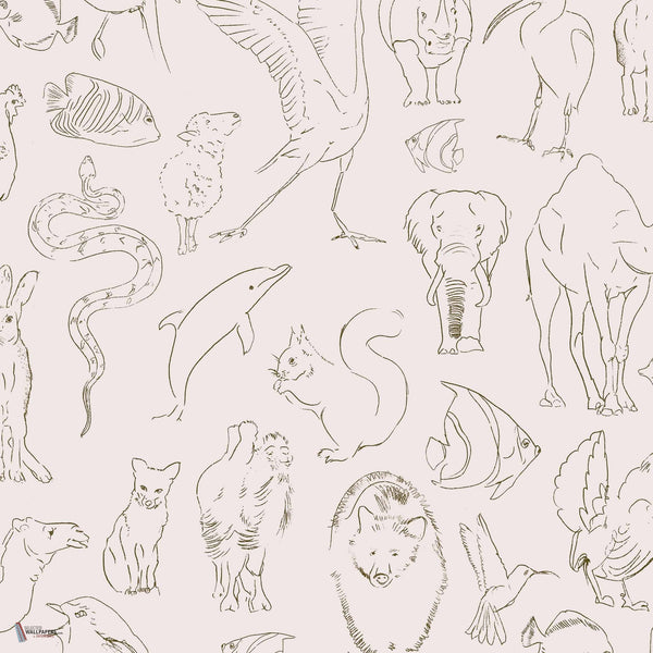Zoology Tapete in Natural von Coordonne