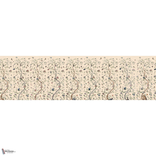 Costerman's Garden papel pintado en Blush de Iksel