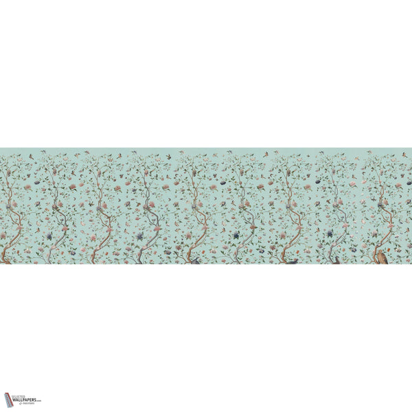 Costerman's Garden papel pintado en Celadon de Iksel