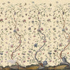 Costerman's Garden papel pintado de Iksel — Butter Yellow, detail