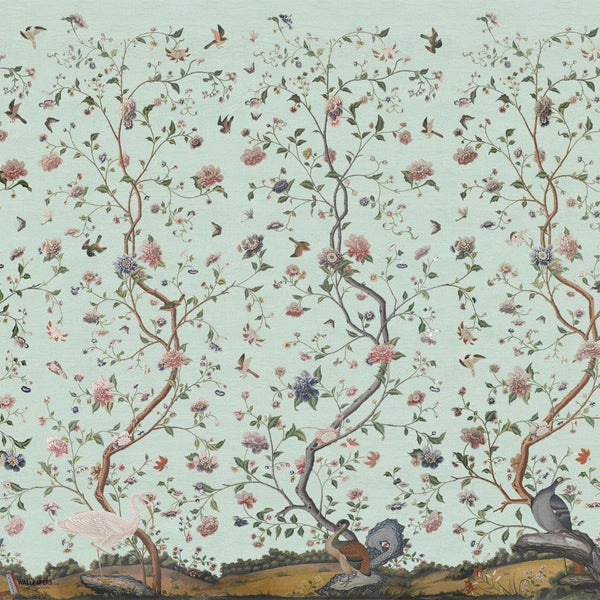 Costerman's Garden papel pintado de Iksel — Jade, detail