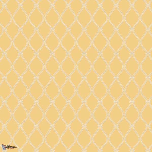 Crivelli Trellis behang in Yellow Ground van Farrow & Ball