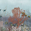 D-Ocean Still Life behang van Iksel — Gouache, detail
