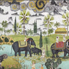D-Rajput Fantasy behang van Iksel — Gouache, detail
