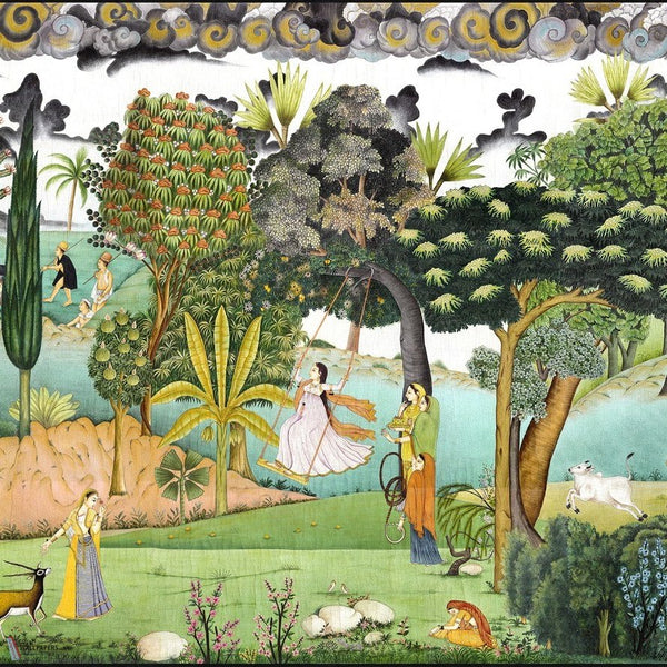 D-Rajput Fantasy behang van Iksel — Pop, detail
