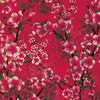 The Cherry Blossom wallpaper in Aubergine by Daisy James — colour swatch