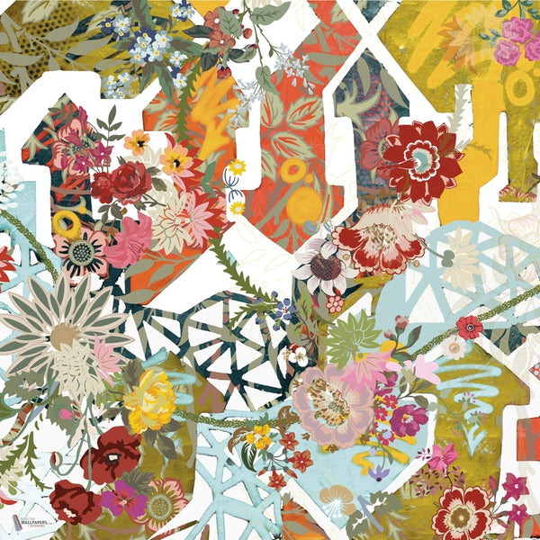 The Clear wallpaper in Multicolour by Daisy James — colour swatch