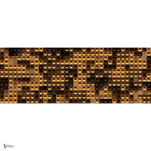 The Club wallpaper in Brown by Daisy James — full design