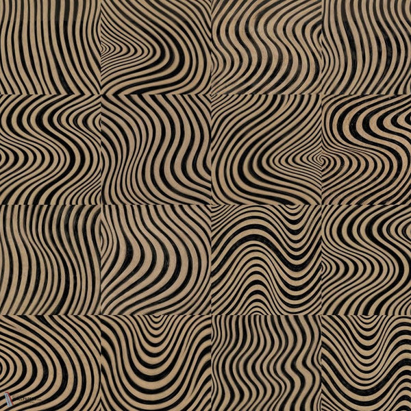 The Dazzle papel pintado en Beige de Daisy James — recorte