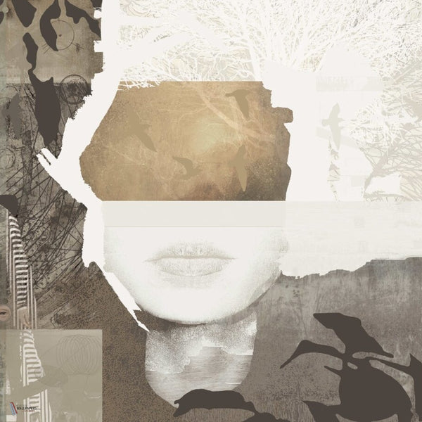 The Eve Tapete in Beige von Daisy James — Farbmuster