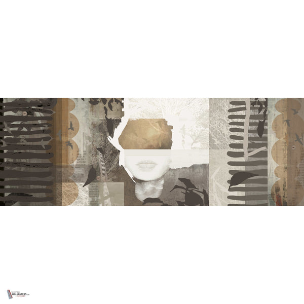 The Eve Tapete in Beige von Daisy James — Gesamtdesign