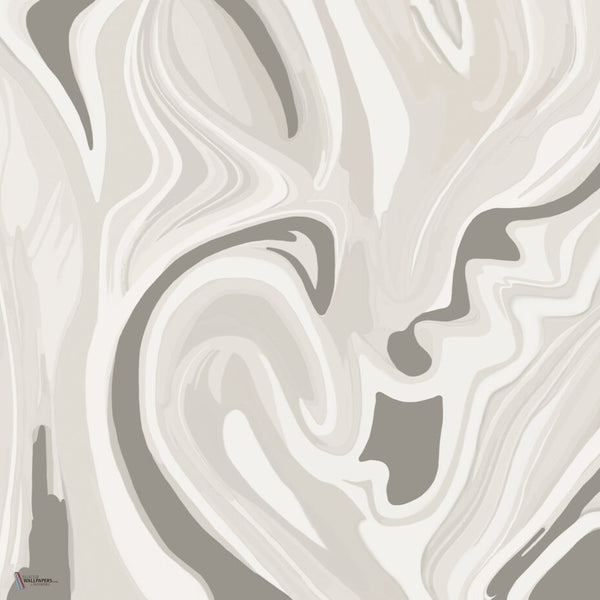 The Flow wallpaper in Beige by Daisy James — colour swatch
