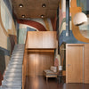 The Forma wallpaper in Multicolour by Daisy James — interior