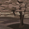 The Ilex wallpaper in Brown by Daisy James — colour swatch
