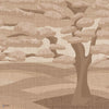 The Ilex wallpaper in Terra by Daisy James — colour swatch
