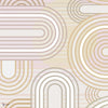 The Line wallpaper in Naturals by Daisy James — colour swatch