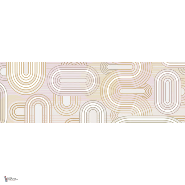 The Line wallpaper in Naturals by Daisy James — full design