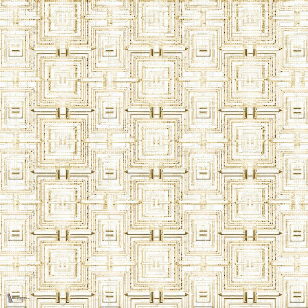 The Link Tapete in Gold von Daisy James — Farbmuster