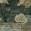 The Miori wallpaper in Blue Green by Daisy James — interior