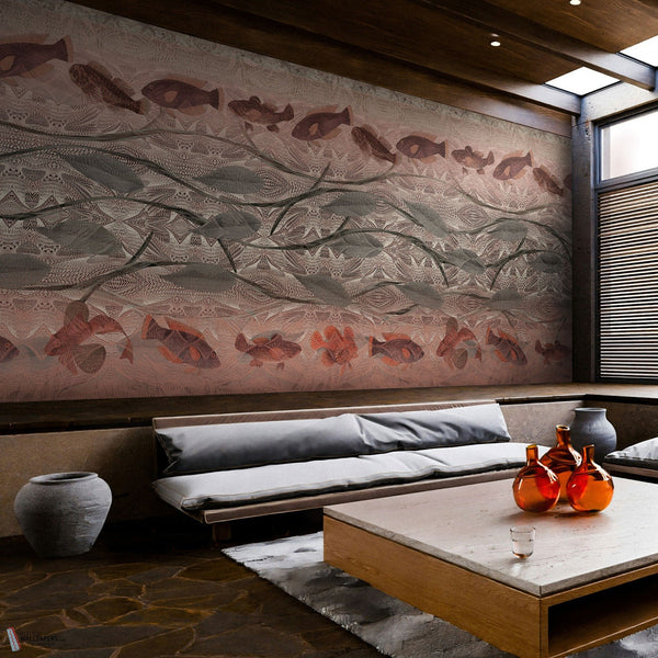 The Nami wallpaper van Daisy James — interieur