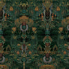 The Poppy Tapete in Green von Daisy James