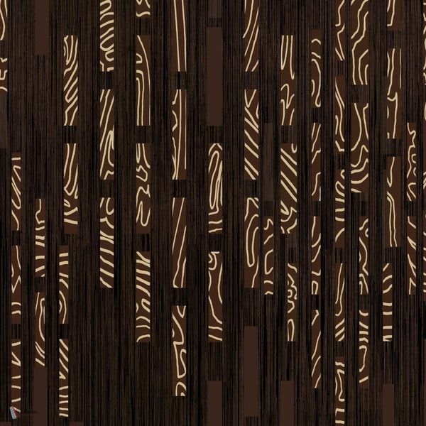 The Roots wallpaper in Brown by Daisy James — colour swatch