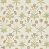 Daisy wallpaper in Coral/Manilla van Morris & Co