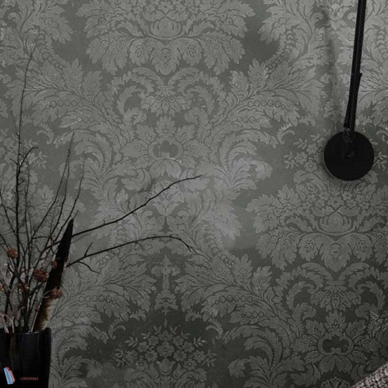 Damask behang van Texam
