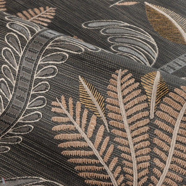Dattara wallpaper in Ébène/Mordoré by Casamance