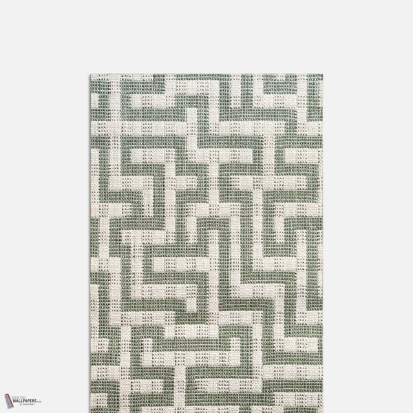 Meander 1954 stof in Acqua van Dedar