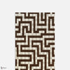 Meander 1954 stof in Brown van Dedar