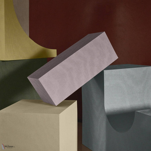 Moire Chanvre Wall wallpaper in Glicine by Dedar — interior