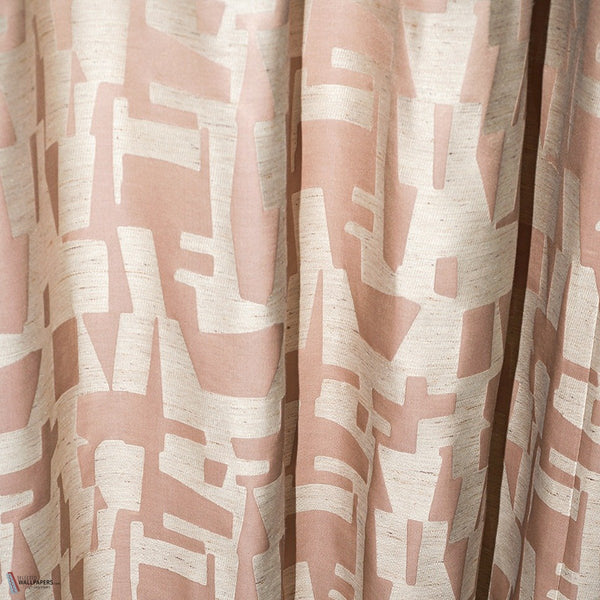 Pazl fabric in Rosé thé by Dedar — interior