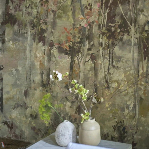 Bois de Bouleau Grasscloth Scene 2 papel pintado de Designers Guild sfeerbeeld