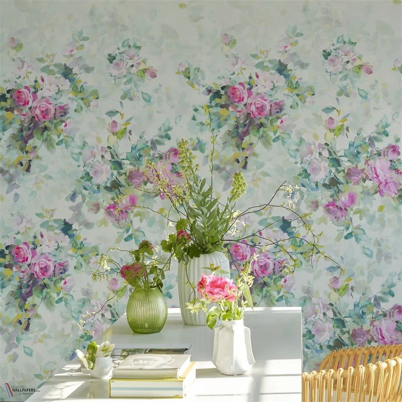 Bouquet de Roses papel pintado de Designers Guild sfeerbeeld